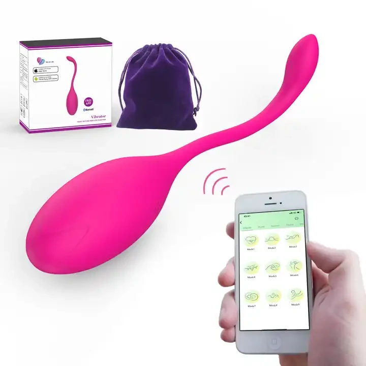 Love Uso de larga distancia Vibrating Love Egg Control por aplicaciones